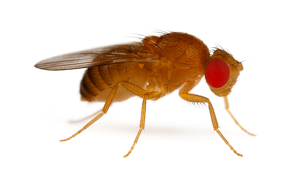 lose up image of a fruit fly