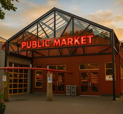 Granville Island Public Market food vendors