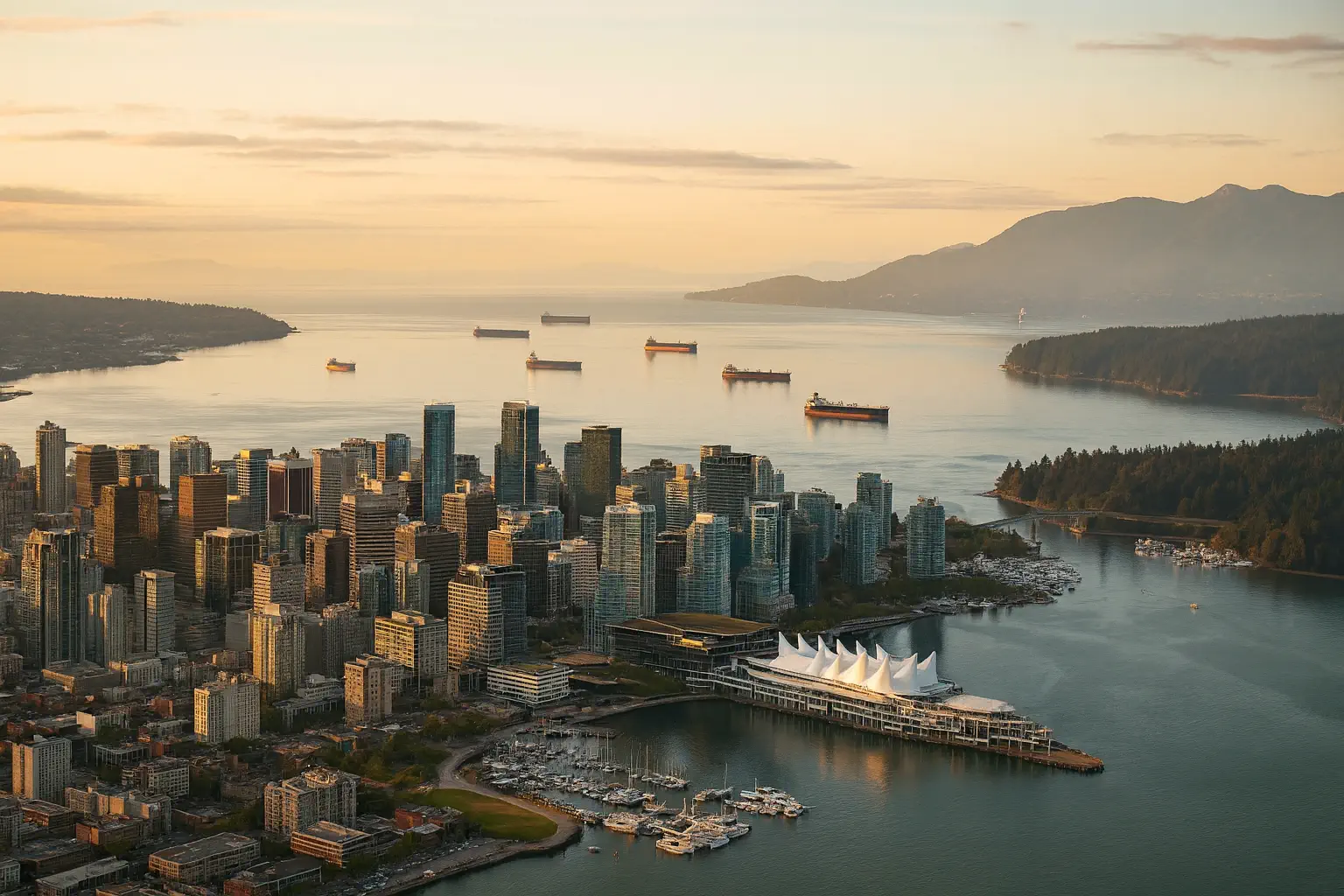 skyline of vancouver for pest control