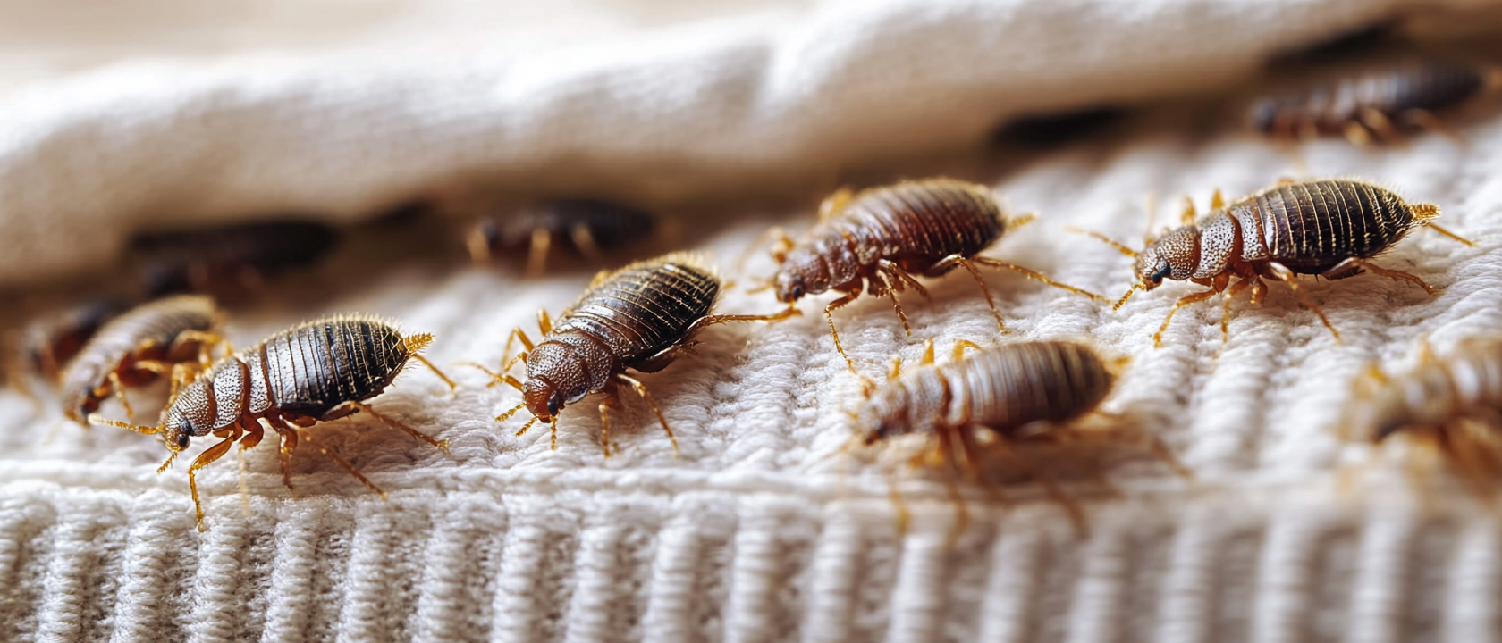Professional bed bug inspection and treatment by Seasonal Solutions technician