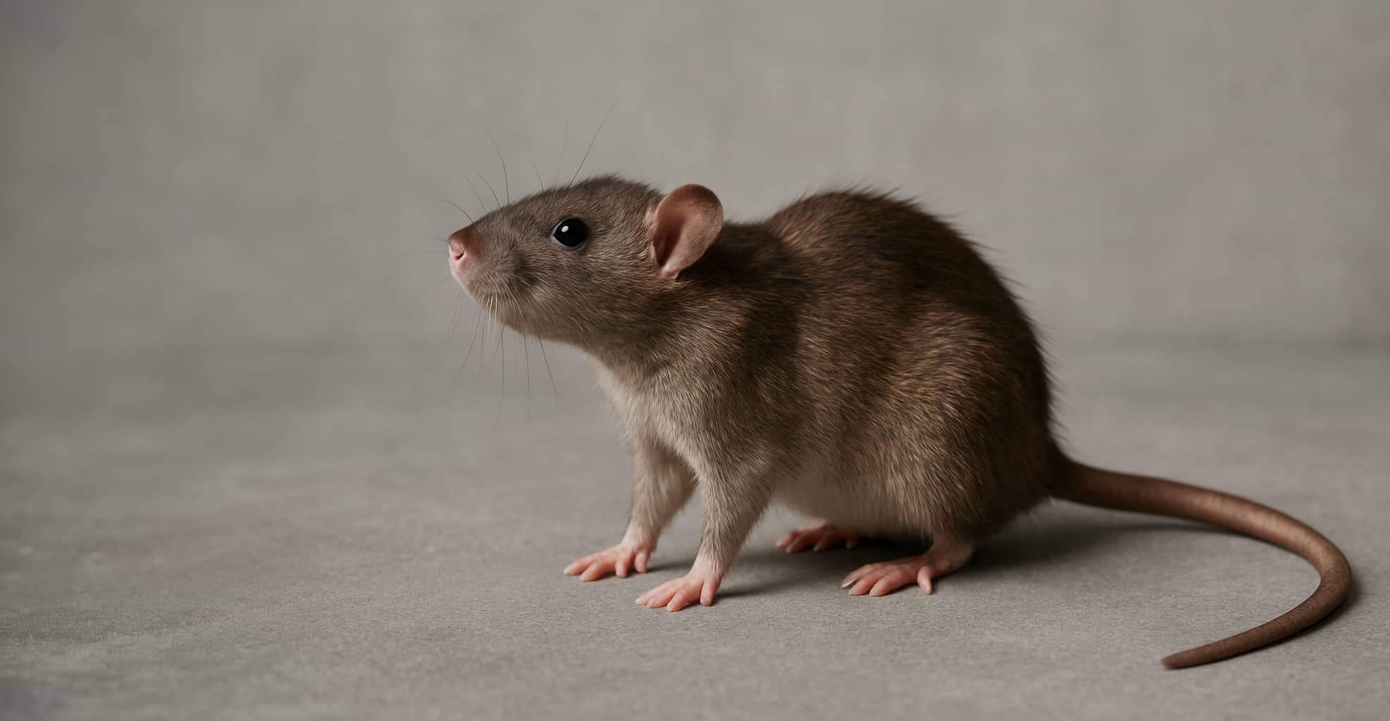 Professional rodent control brown rat image